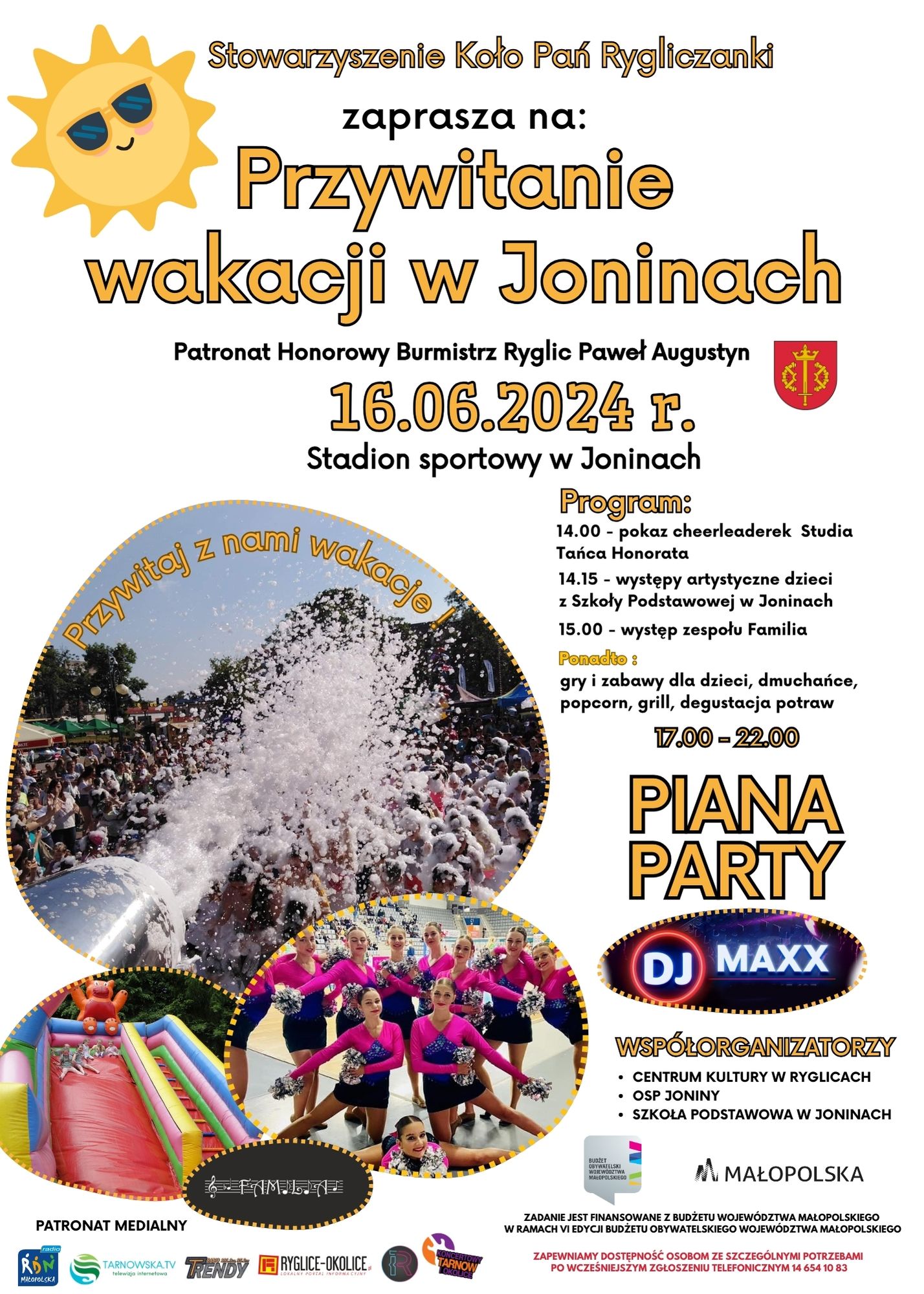 Przywitanie wakacji w Joninach