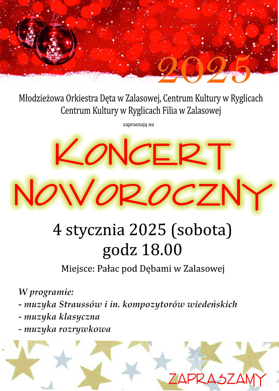 Informacja o wydarzeniu Koncert Noworoczny
