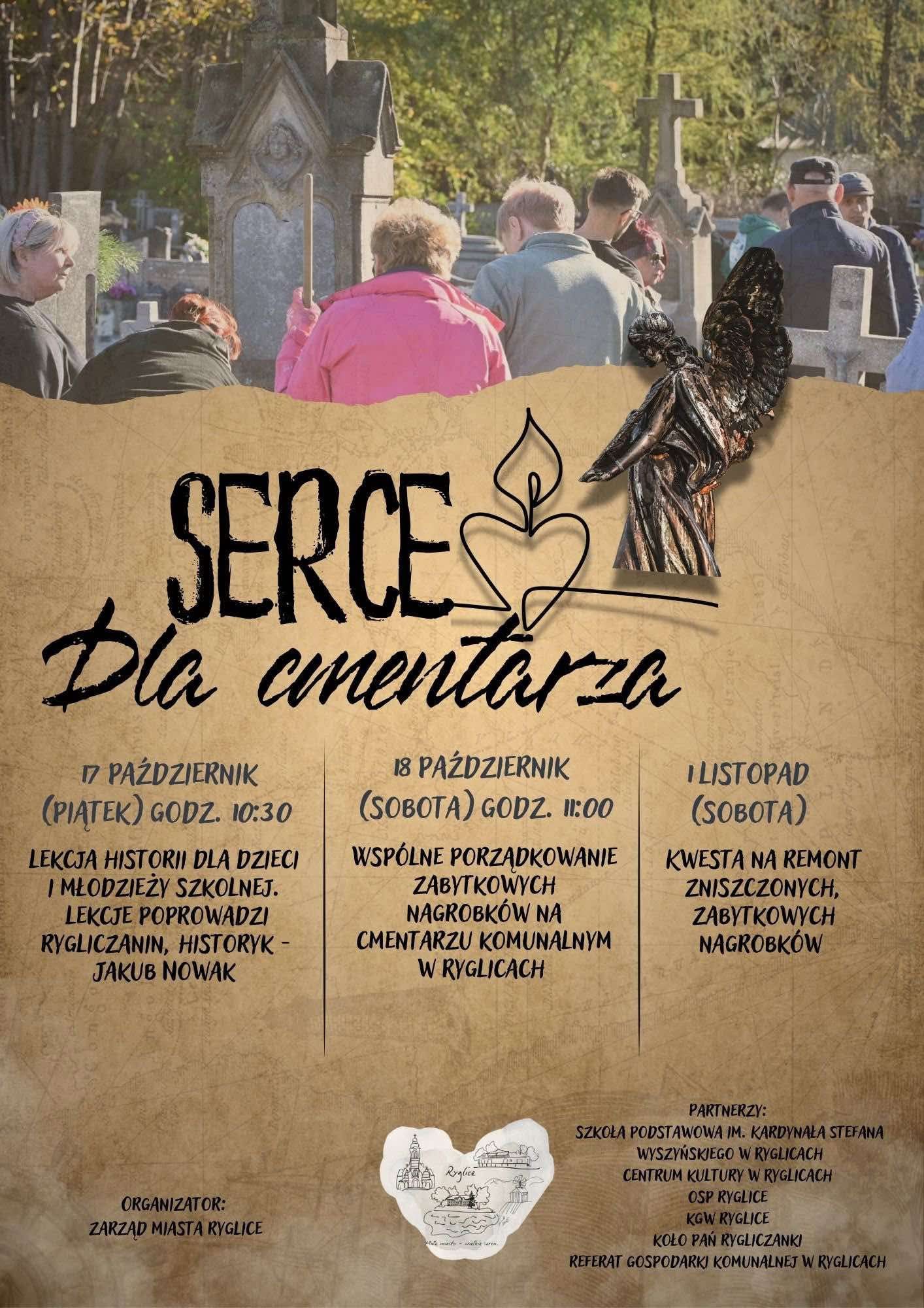 Informacja o wydarzeniu- Serce dla cmentarza w Ryglicach