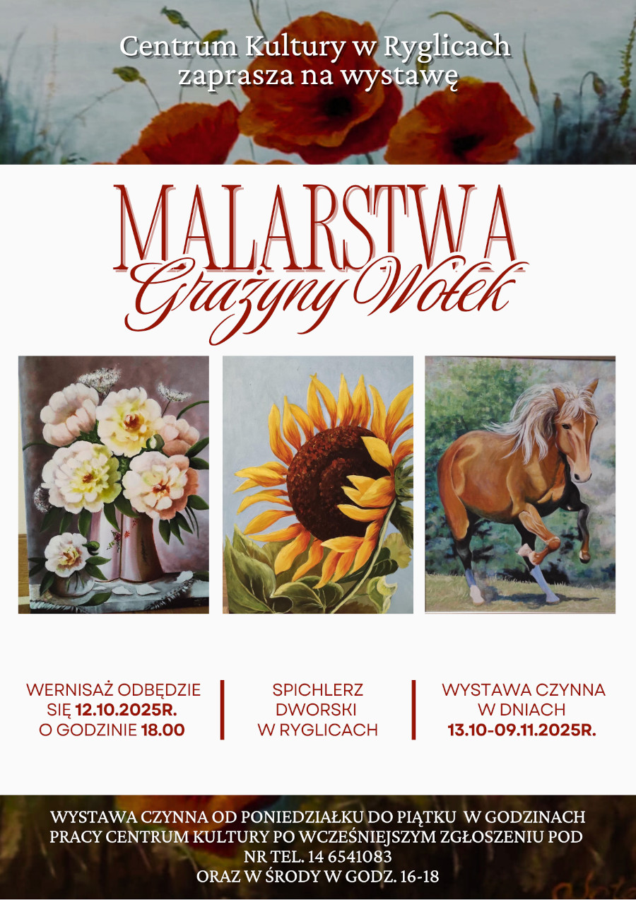 Wystawa malarstwa Grażyny Wołek 