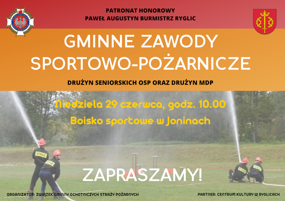 Informacja o zawodach sportowo-pożarniczych gminy Ryglice