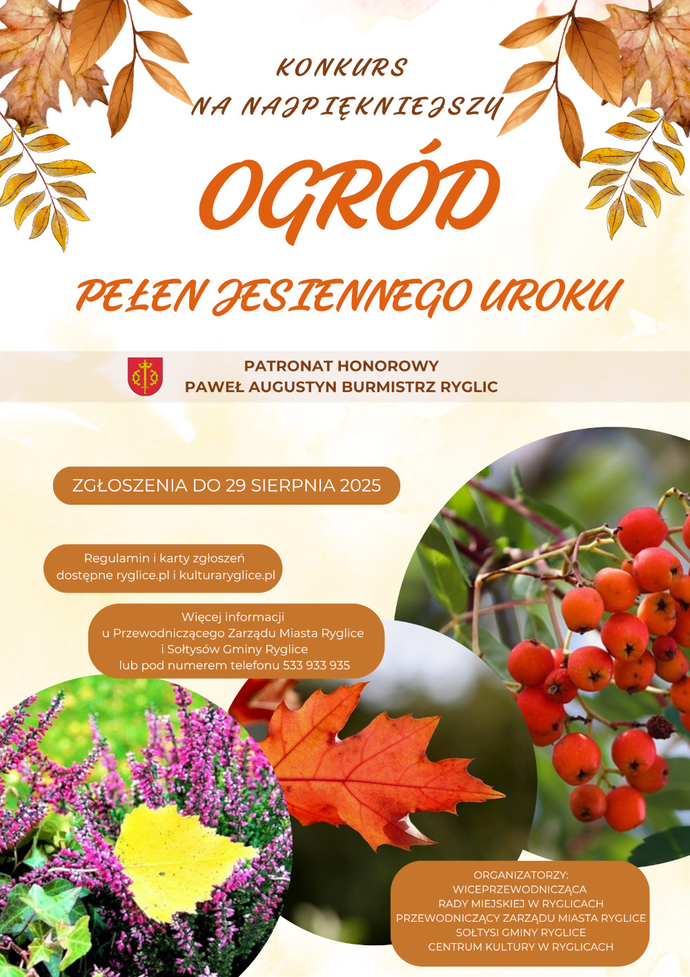 Informacja o konkursie na najpiękniejszy ogród