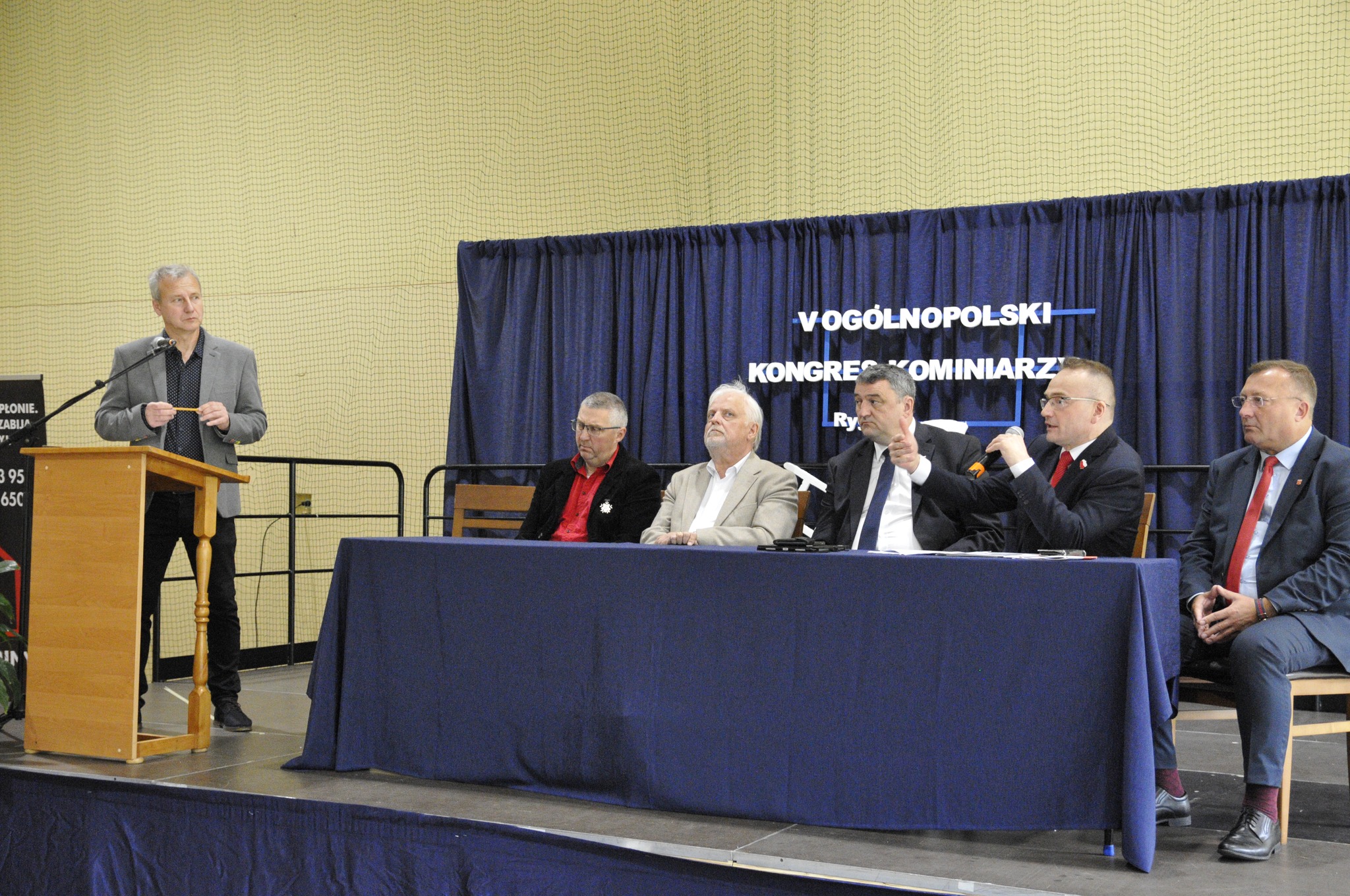 Panel dyskusyjny podczas kongresu kominiarzy