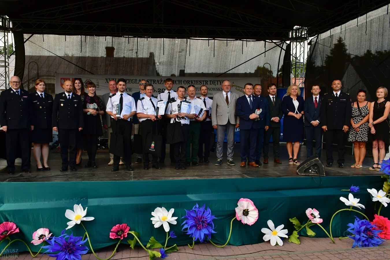 Zakończenie XVII Przeglądu Strażackich Orkiestr Dętych Powiatu Tarnowskiego