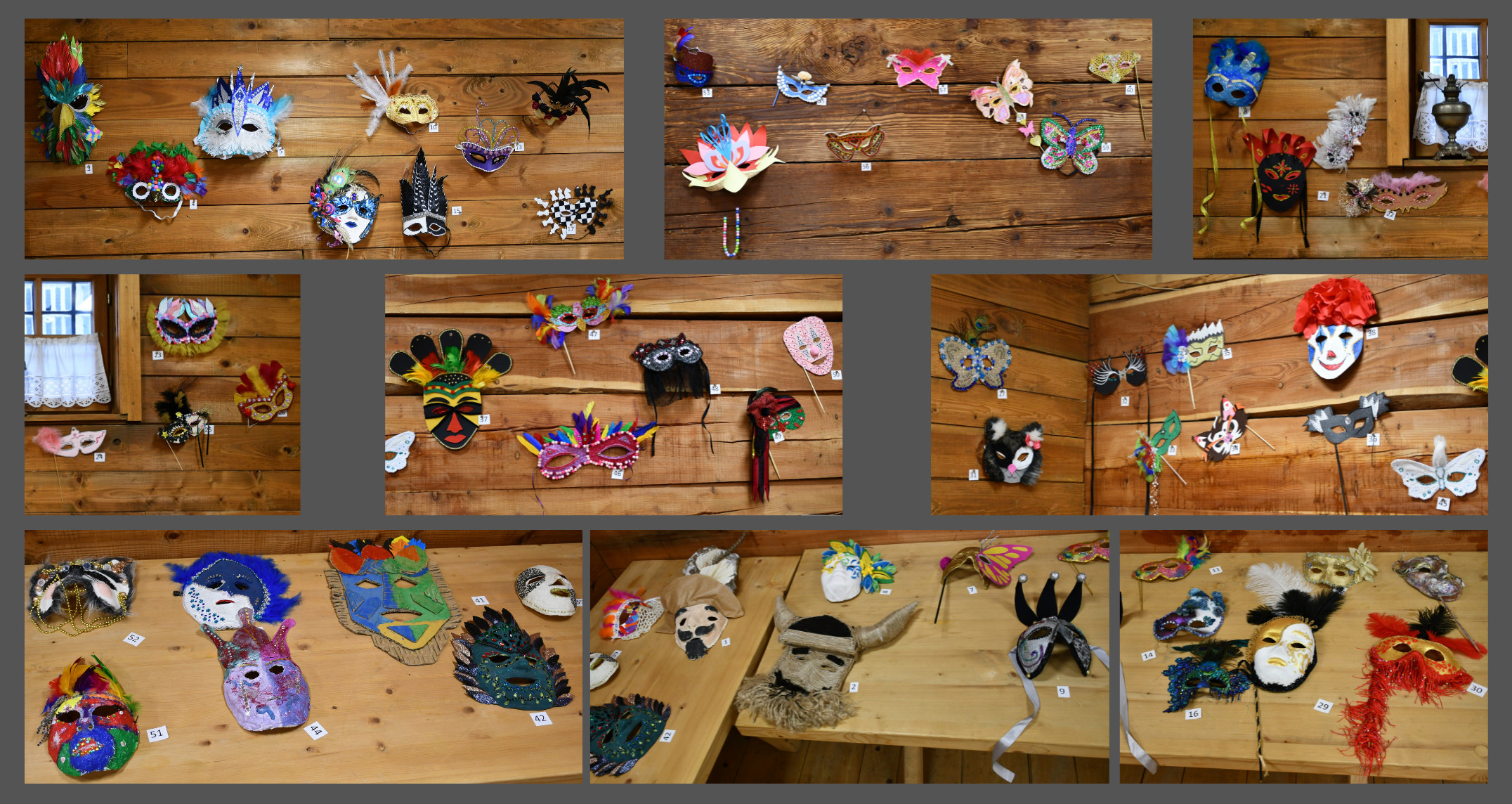 Maski karnawałowe w ryglickim Spichlerzu