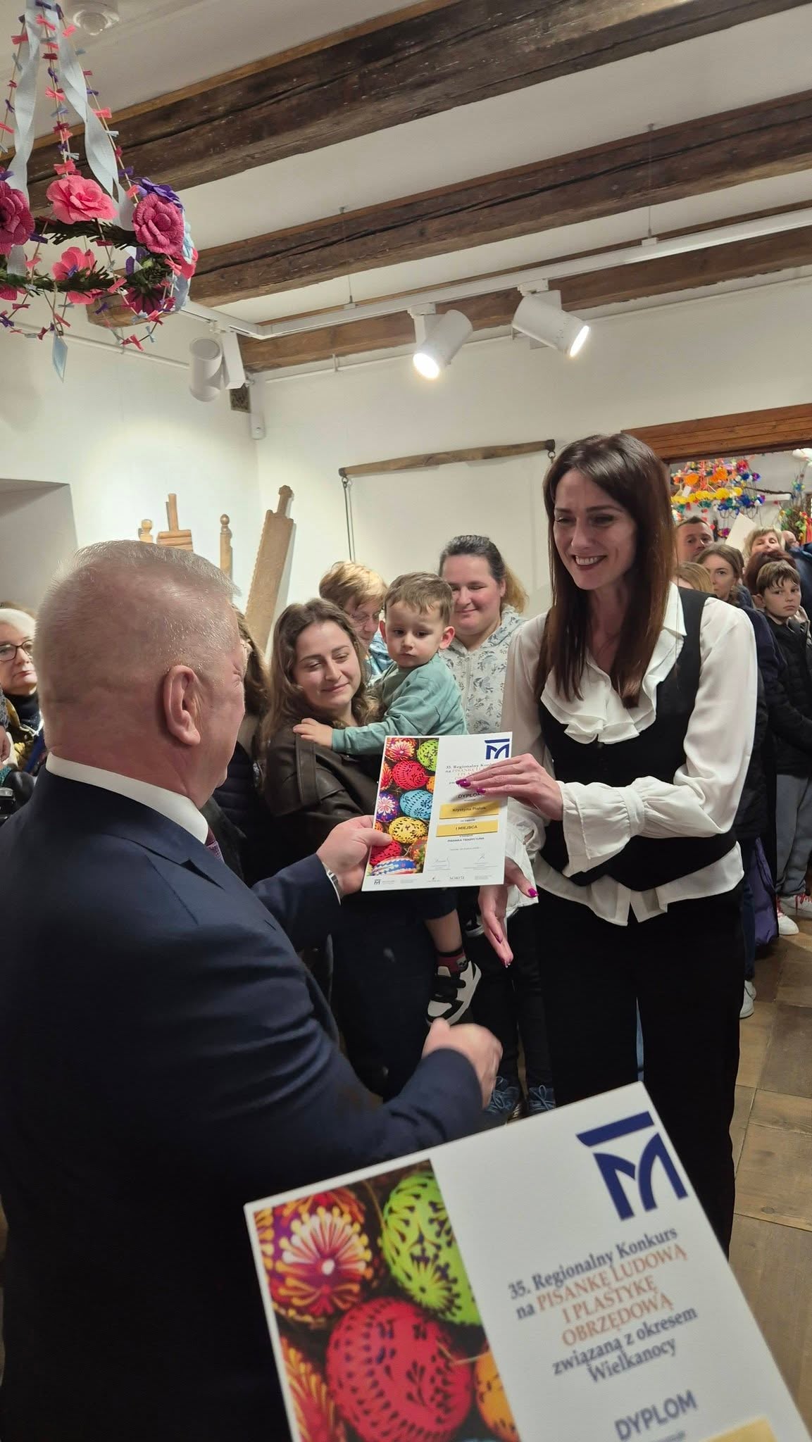 Wręczenie nagrody dla Centrum Kultury