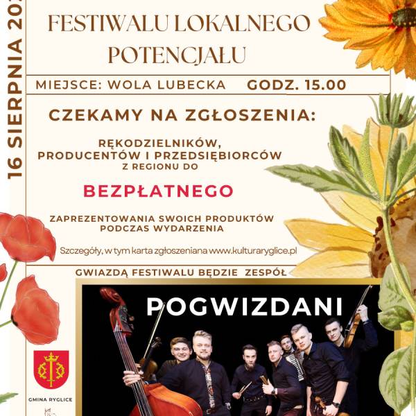 Festiwal Lokalnego Potencjału – zaproszenie wystawców