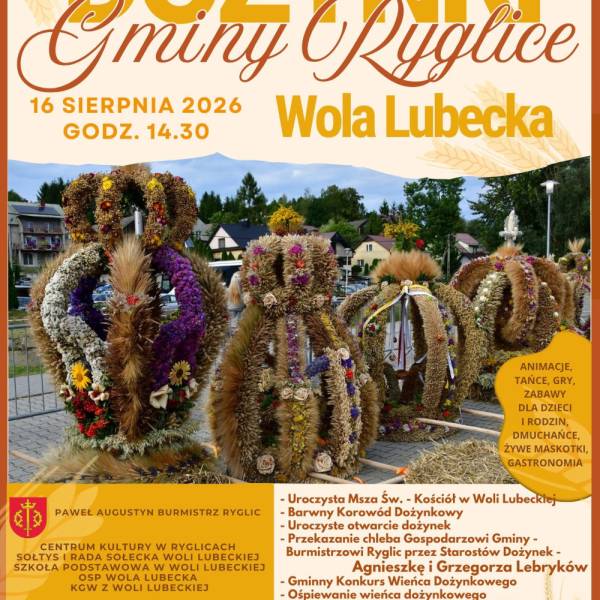 Dożynki Gminy Ryglice – Wola Lubecka 2026